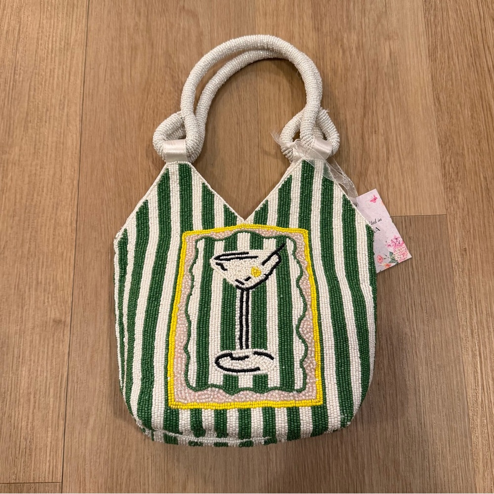 NWT Viral Beaded Bag - Martini